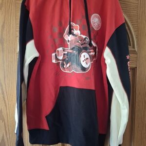 Nintendo Red, Black and White Mario Kart Pullover Hoodie